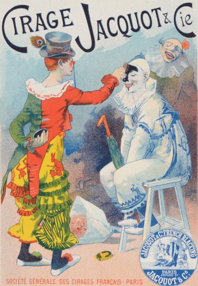 Lucien LEFEVRE - Les Affiches Illustrées : Cirage Jacquot & Cie, 1896 - Petite affiche lithographique 2