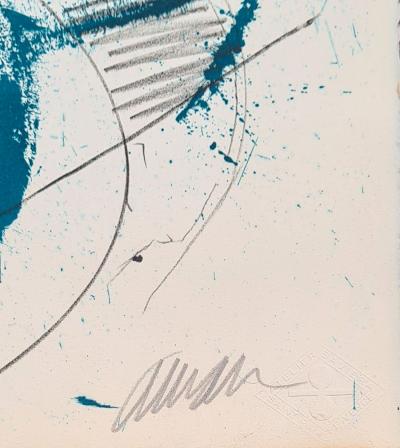 Arman - Colère de violon - Lithographie originale signée numérotée au crayon 2