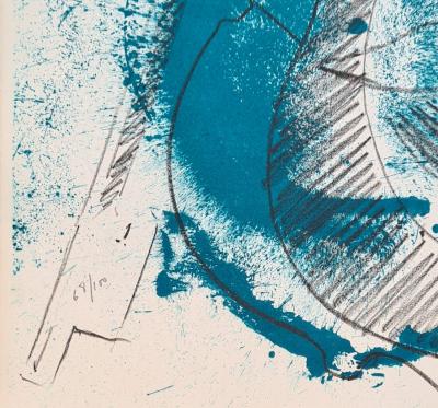 Arman - Colère de violon - Lithographie originale signée numérotée au crayon 2
