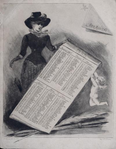Henri BOUTET - L'Art Moderne, 1883 - Lithographie 2