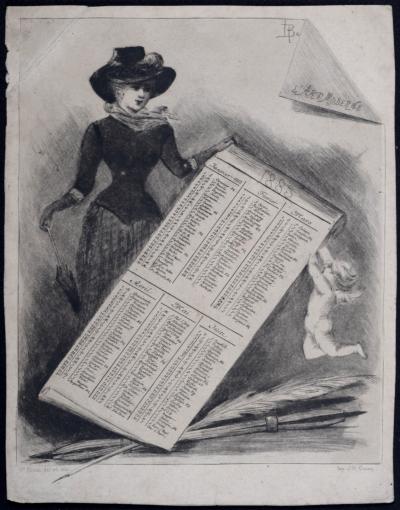 Henri BOUTET - L'Art Moderne, 1883 - Lithographie 2