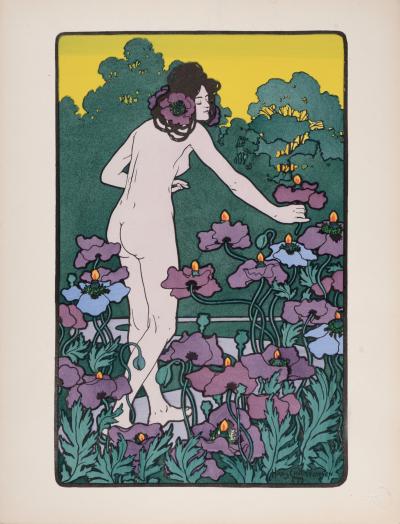 Hans CHRISTIANSEN - L’Estampe Moderne : L’Heure du Berger, 1897 - Lithograph 2