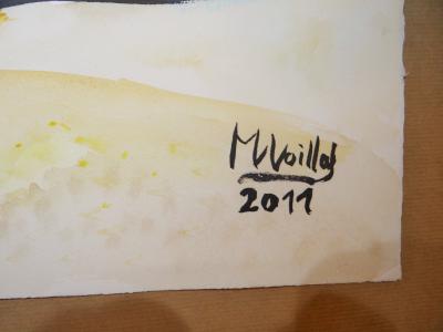Marie-Annette Voillat - La laitière et le pot au lait, 2011 - Aquarelle 2