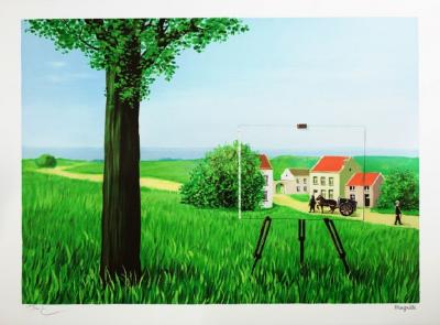 René Magritte (d’après) - La Belle Captive - Lithographie 2