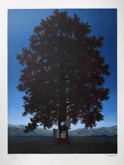 René Magritte (d'après) - La Voix du Sang - Lithographie 2