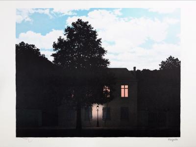 René Magritte (d’après) - L’Empire des Lumières - Lithographie
