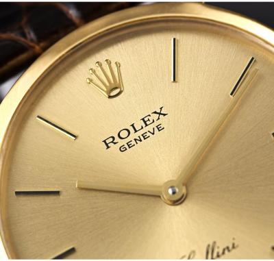 Montre Rolex authentique en or jaune 18 carats / 750 avec boîte de service d’origine 2