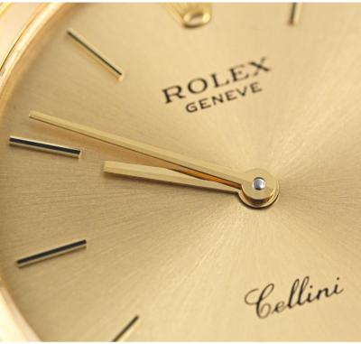 Montre Rolex authentique en or jaune 18 carats / 750 avec boîte de service d’origine 2