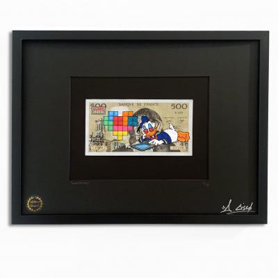 Cisco - LOVETETRIS, 2024 - Acrylique sur billet 2
