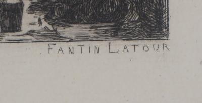 Henri FANTIN LATOUR - Un Coin de Table, 1873 - Gravure signée 2