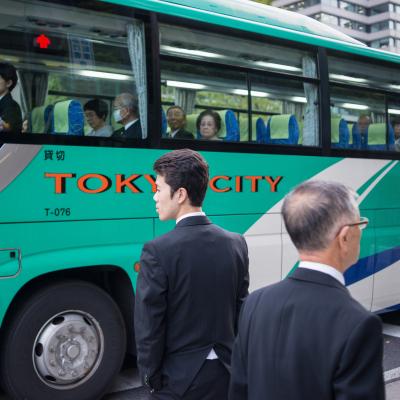 Eric Benard- Le bus - Marunouchi, Tokyo 2014- Tirage Fine Art 2