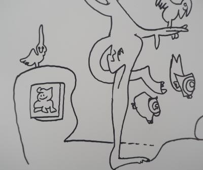 Roberto MATTA - Personnages joyeux, 1976 - Lithographie originale 2