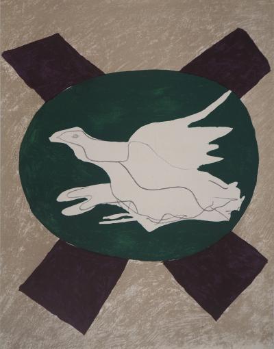 Georges BRAQUE - Colombe, 1958 - Lithographie originale 2