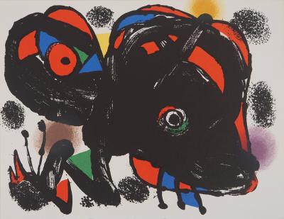 Joan MIRO - Animal sauvage, 1976 - Lithographie originale 2