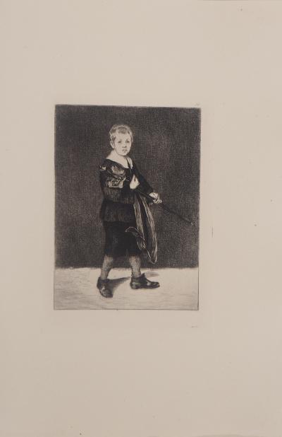 Edouard MANET - L’enfant à l’épée, 1873 - Gravure 2