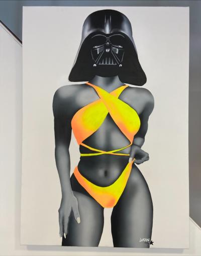 Loran - Miss Vador Acrylique et aérographe sur toile 2