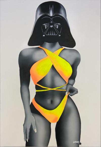 Loran - Miss Vador Acrylique et aérographe sur toile 2