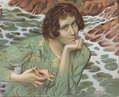 Lucien Hector MONOD - La Voix des Sources, 1899 - Lithograph 2