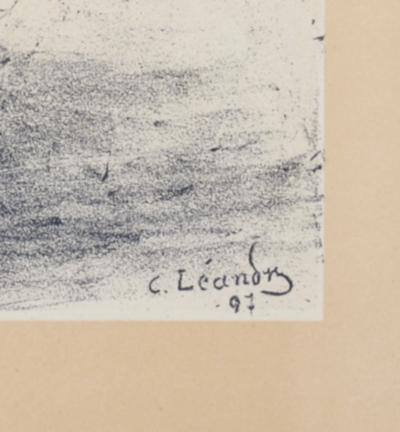 Charles LEANDRE - Noël, 1897 - Lithographie 2