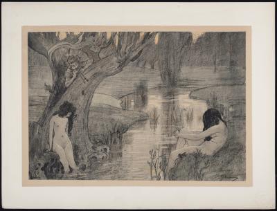 Paul Albert LAURENS - Le Bain des Nymphes, 1897 - Lithograph 2