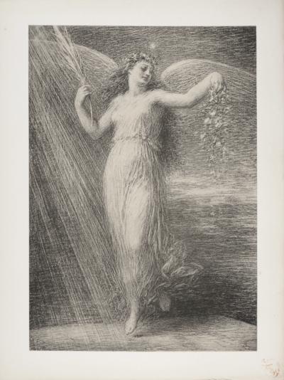 Henri FANTIN-LATOUR - Immortalité, 1898 - Lithograph 2