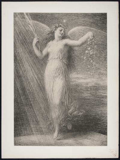Henri FANTIN-LATOUR - Immortalité, 1898 - Lithograph 2