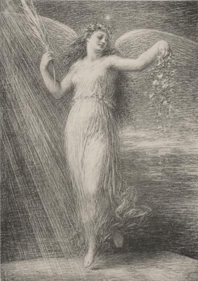 Henri FANTIN-LATOUR - Immortalité, 1898 - Lithograph 2