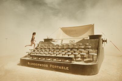 Ludovic Ismael - Silhouette, Burning Man 2016 - Photographie 2