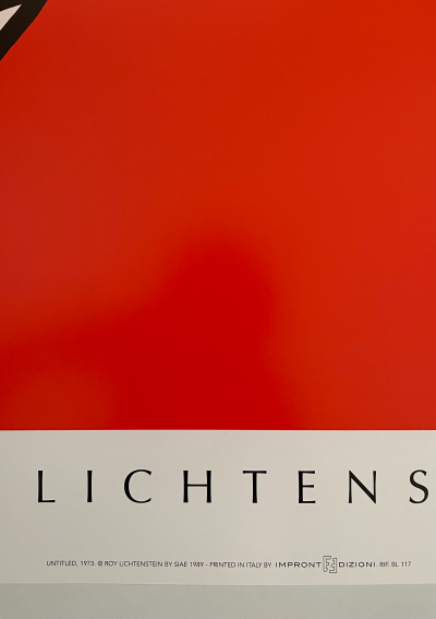 Roy Lichtenstein - Untlited, 1973 - Affiche lithographie originale 2