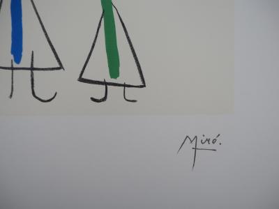 Joan MIRO : Famille surréaliste à l’étoile - Lithographie signée 2