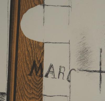 Georges BRAQUE - La bouteille de Marc, 1956 - Pochoir 2