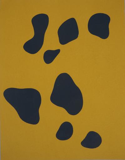 Jean ARP - Composition in colors, 1956 - Stencil 2