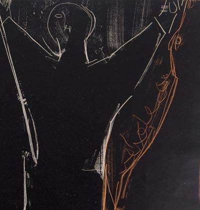 Marino MARINI - Horses and rider, 1951 - Original lithograph 2