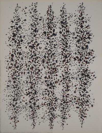 Mark TOBEY - Composition en couleurs, 1955 - Lithographie originale 2