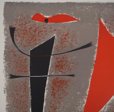 Gustave SINGIER - Paysage abstrait, 1955 - Lithographie originale 2