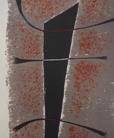 Gustave SINGIER - Paysage abstrait, 1955 - Lithographie originale 2