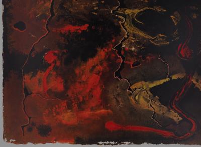 Salvador DALI : Auvergne - Lithographie originale signée, SNCF Grand Modèle 2
