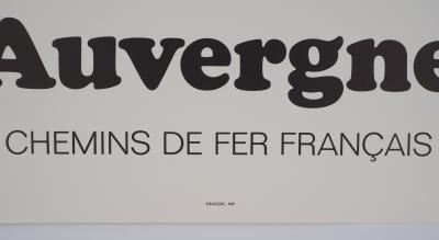 Salvador DALI : Auvergne - Lithographie originale signée, SNCF Grand Modèle 2