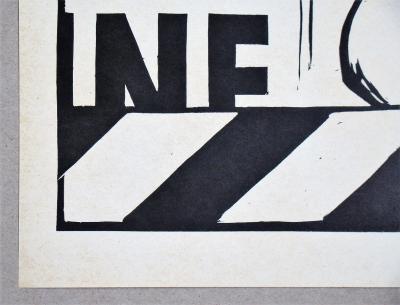 Fritz KÖTHE - Sans titre, 1966 - Gravure originale sur linoléum 2