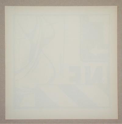 Fritz KÖTHE - Sans titre, 1966 - Gravure originale sur linoléum 2