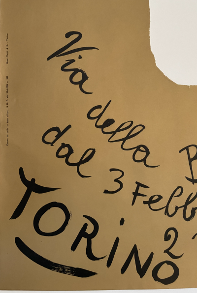 Lucio Fontana , poster litografico , 1962 2