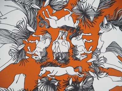 Jean MARAIS - Equitation, Hommage au cheval - Lithographie signée 2