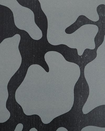 Jean ARP - Abstraction en bleu, 1954 - Bois gravé original 2
