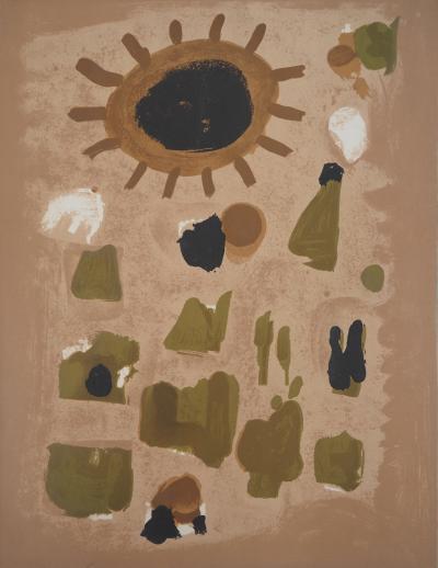 Roger BISSIERE - Paysage ensoleillé, 1964 - Lithographie 2