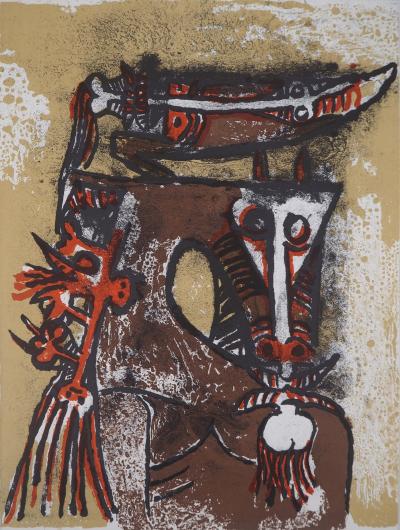 Wifredo LAM - Double personnage, 1979 - Lithographie originale 2