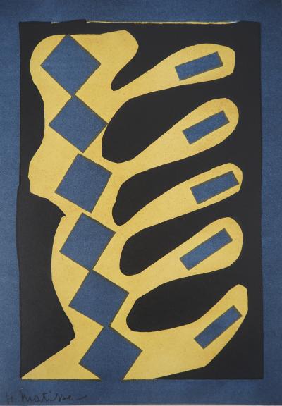 Henri MATISSE - Feuillage, 1954 - Lithographie signée 2