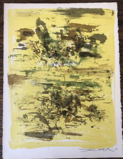 Zao Wou Ki - Tentation de l’Occident, 1962 - Lithographie originale signée au crayon 2