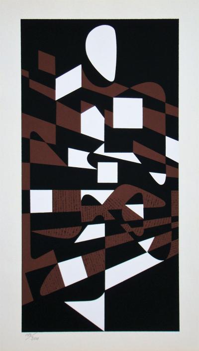 Victor VASARELY - Orchidesse, 1961 - Sérigraphie originale 2