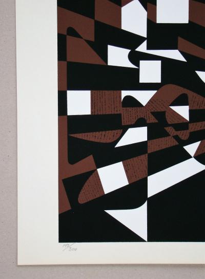 Victor VASARELY - Orchidesse, 1961 - Sérigraphie originale 2