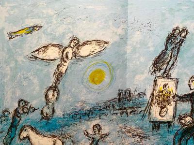 Marc Chagall (1887-1985) - Derrière le Miroir Nº246 Mai 1981 - Lithographie originale 2